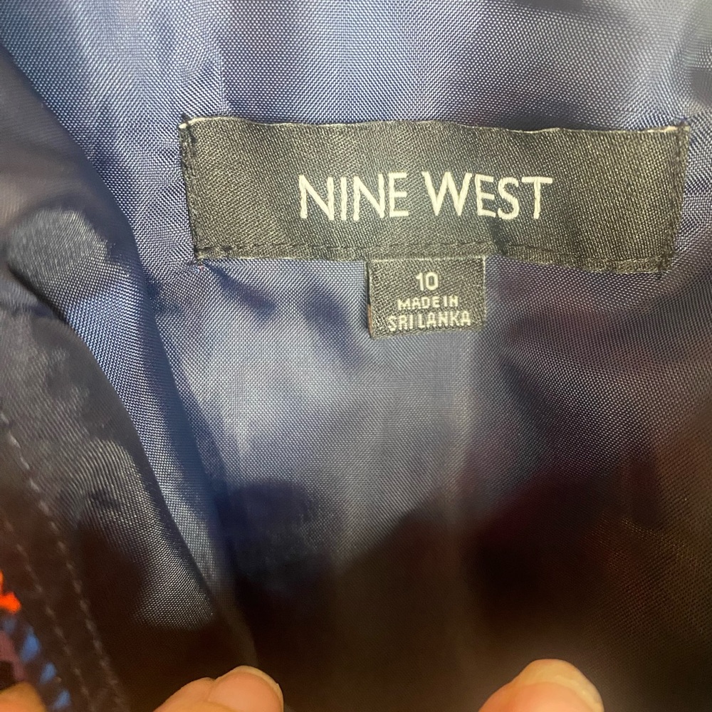 Nine West Flared Colorful Dress Size 10 - Picture 4 of 5